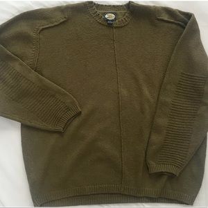 TOMMY BAHAMA KNIT SWEATER V-NECK GREEN 2XL / XXL